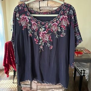 NWOT Johnny Was top,  size M